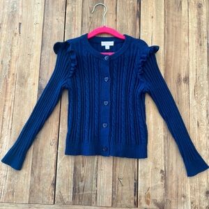 Navy cardigan